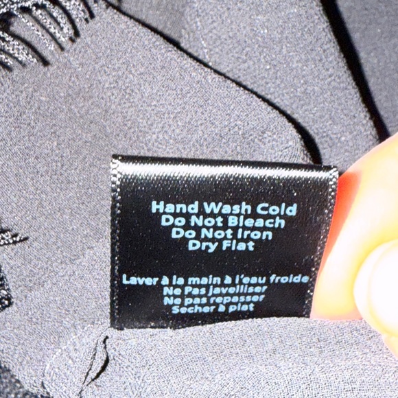 Anthropologie Black Lace Trim Tie Blouse Witchy Whimsy Victorian XS - Picture 11 of 12